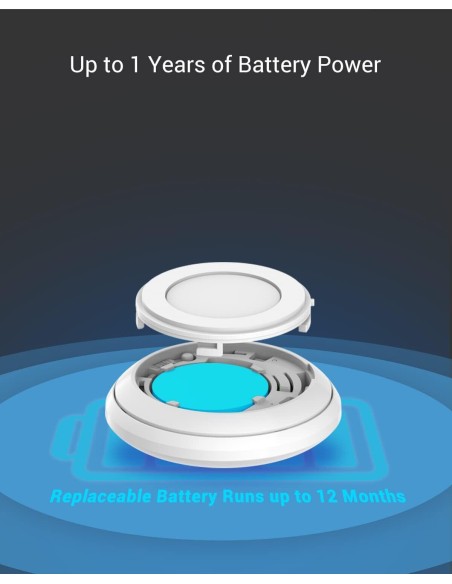 EZVIZ T3C Mini Wireless Pulsante Smart Di Controllo, Versatile A 2 Vie