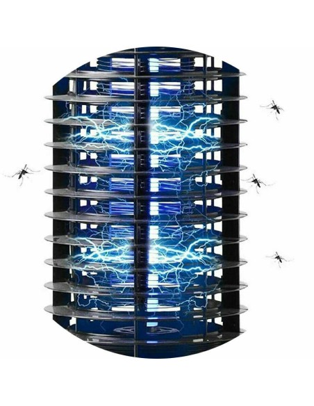 Lampada Elettrica Insetticida UV Anti Mosche Zanzare e Insetti 4W 20M2 HM-1604