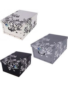 2x Scatola baule contenitore box cartone cambio stagione 2