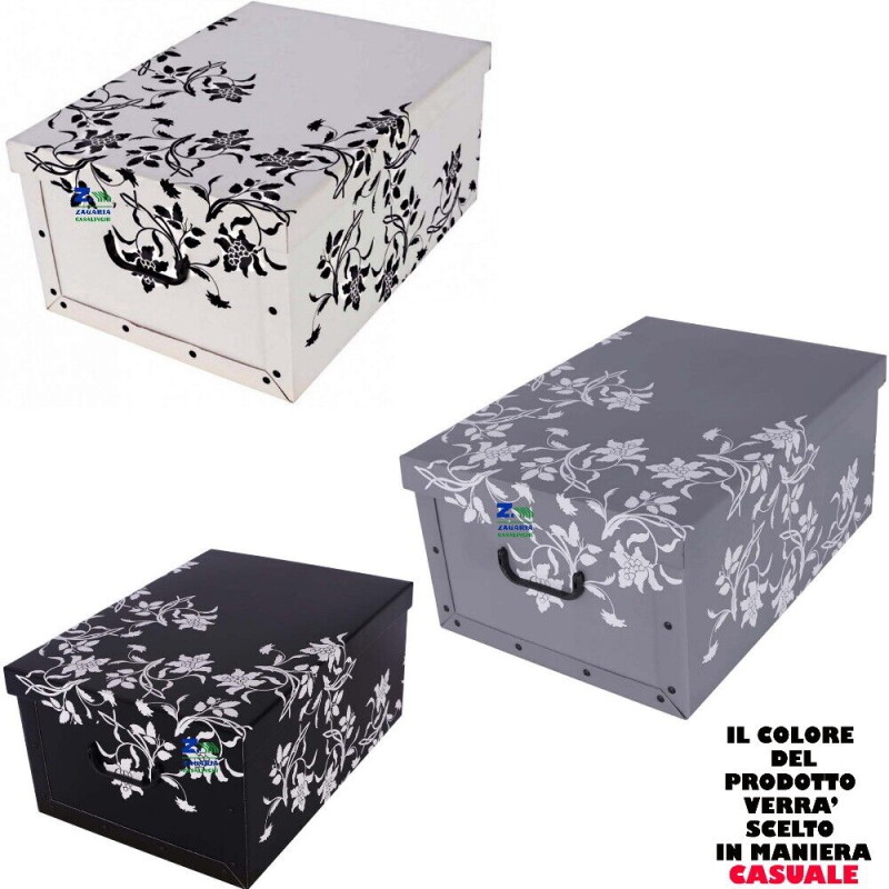 2x Scatola baule contenitore box cartone cambio...
