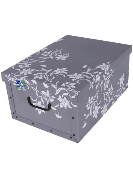 2x Scatola baule contenitore box cartone cambio stagione