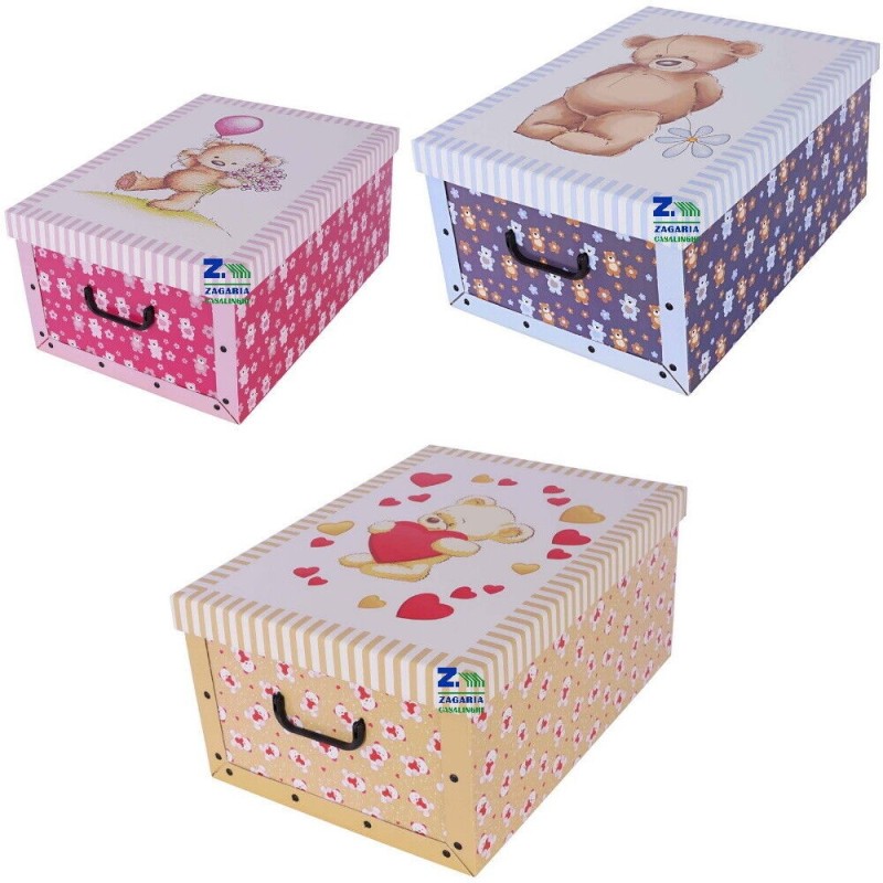 2x Scatola baule contenitore box cartone cambio...