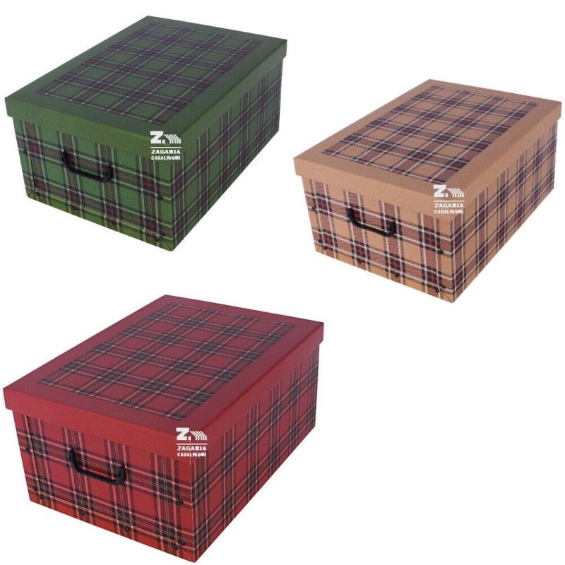 2x Scatola baule contenitore box cartone cambio...