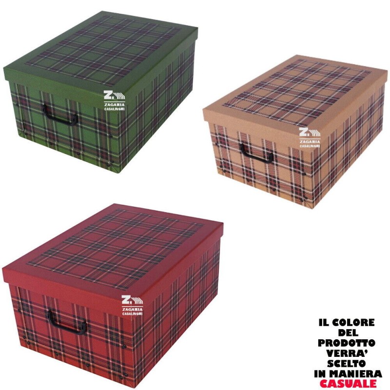 2x Scatola baule contenitore box cartone cambio...