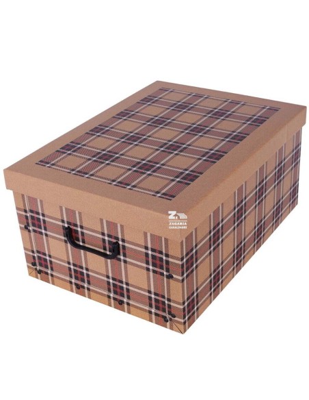 2x Scatola baule contenitore box cartone cambio stagione art.02