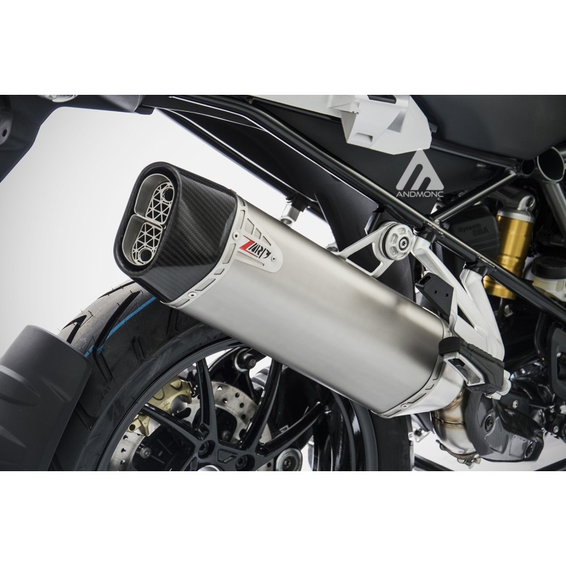 Scarico Zard compatibile con BMW R 1250 GS (2019-20) art. ZBW523S10SCR Acciaio inox Racing