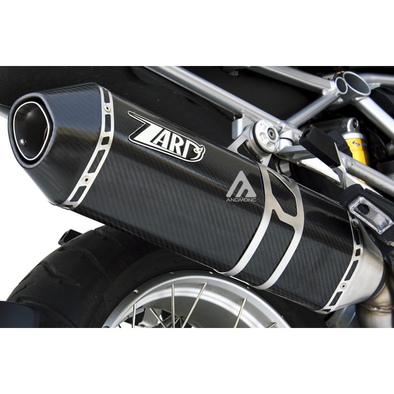 Scarico Zard compatibile con BMW R 1200 GS (2017-18) art. ZBW521S10CCR Carbonio Racing