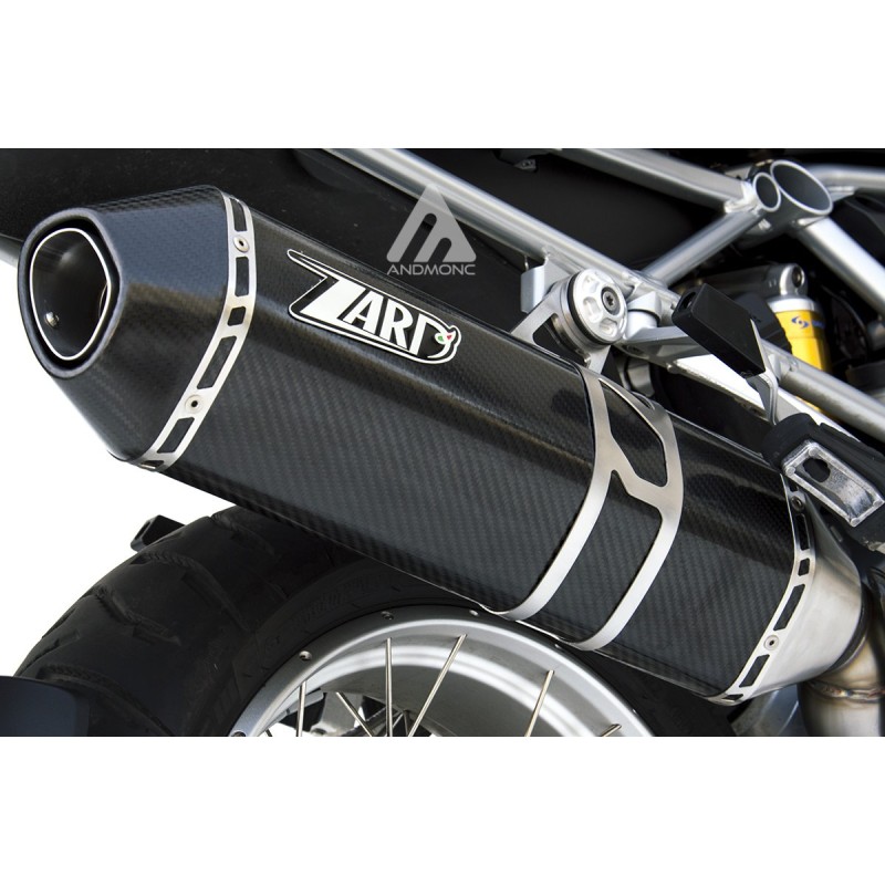 Scarico Zard compatibile con BMW R 1200 GS (2013-16) art. ZBW521S10CCR Carbonio Racing