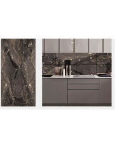 Adesivo carta da parato 3pz. effetto marmo grigio 30x60cm... 2