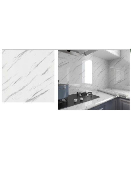 Set da 3 Rotoli Adesivo marmo 60x2M , tavoli, mobili, interni TA-010
