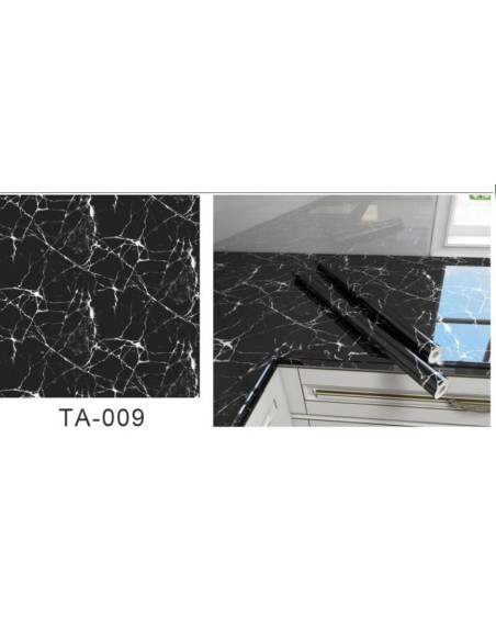 Set da 3 Rotoli Adesivo marmo 60x2M , tavoli, mobili, interni TA-009