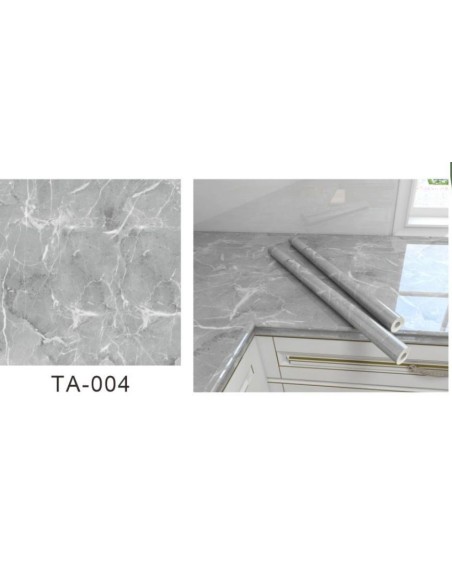 Set da 3 Rotoli Adesivo marmo 60x2M , tavoli, mobili, interni TA-004