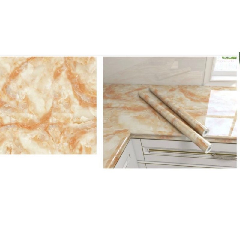 Set da 3 Rotoli Adesivo marmo 60x2M , tavoli,...