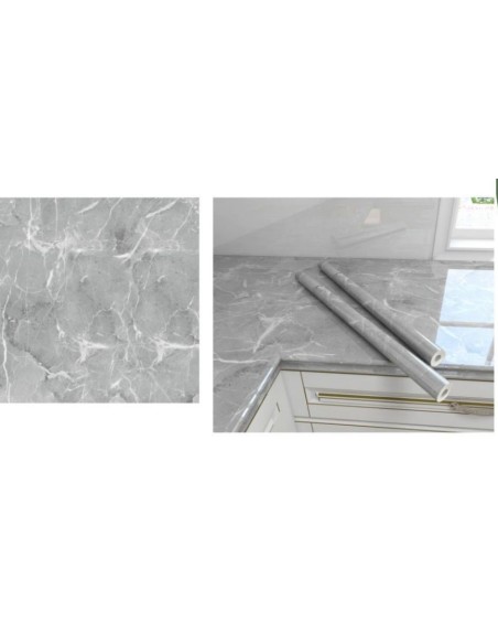 Set da 3 Rotoli Adesivo marmo 60x2M , tavoli, mobili, interni TA-004