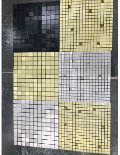 10pz. Pannello Adesivo mosaico in vero vetro 30x30 vari... 2