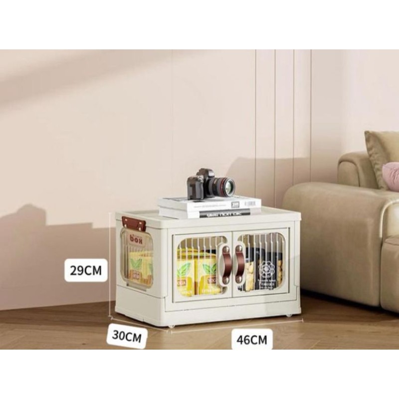 Mobile in plastica pieghevole da 1 piano con ruote