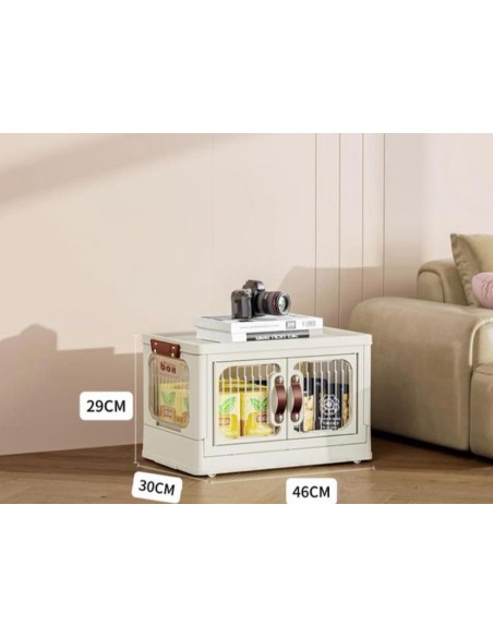 Mobile in plastica pieghevole da 1 piano con ruote