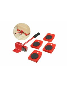 Kit Spostamento Mobili Sollevatore 4 piastre Spostare...
