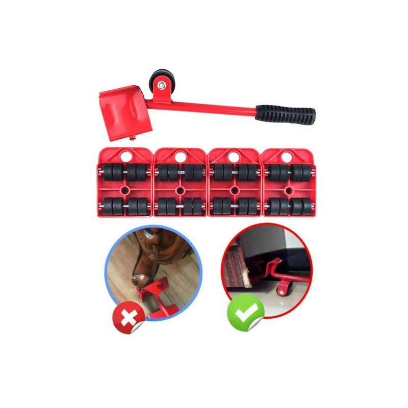 Kit Spostamento Mobili Sollevatore 4 piastre...