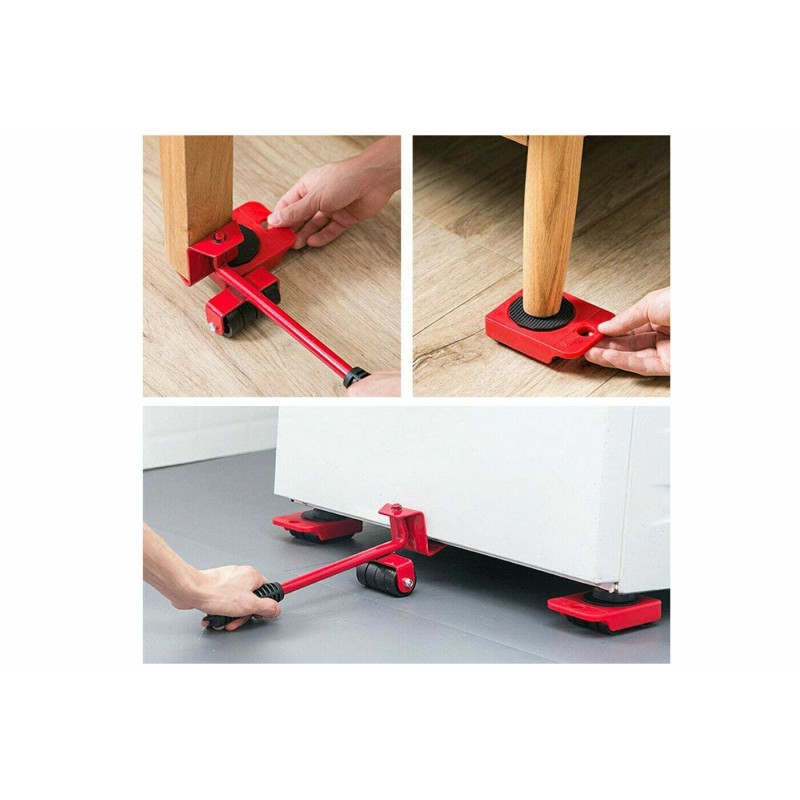 Kit Spostamento Mobili Sollevatore 4 piastre...