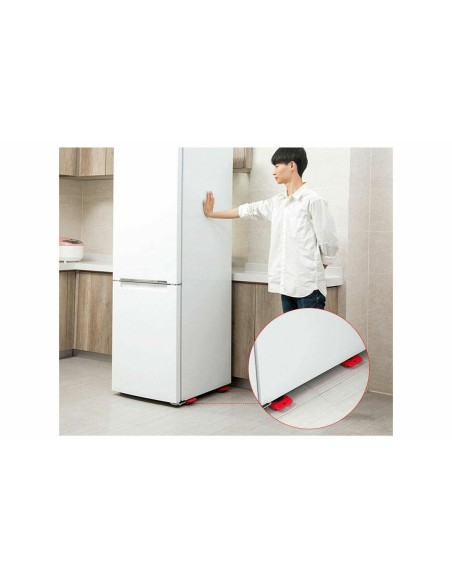 Kit Spostamento Mobili Sollevatore 4 piastre Spostare Sollevare oggetti
