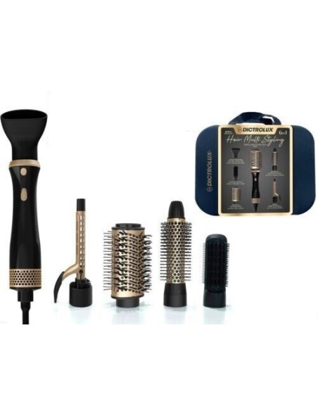 Valigetta spazzola 6in1 Asciugacapelli phon multiuso dictrolux 700W