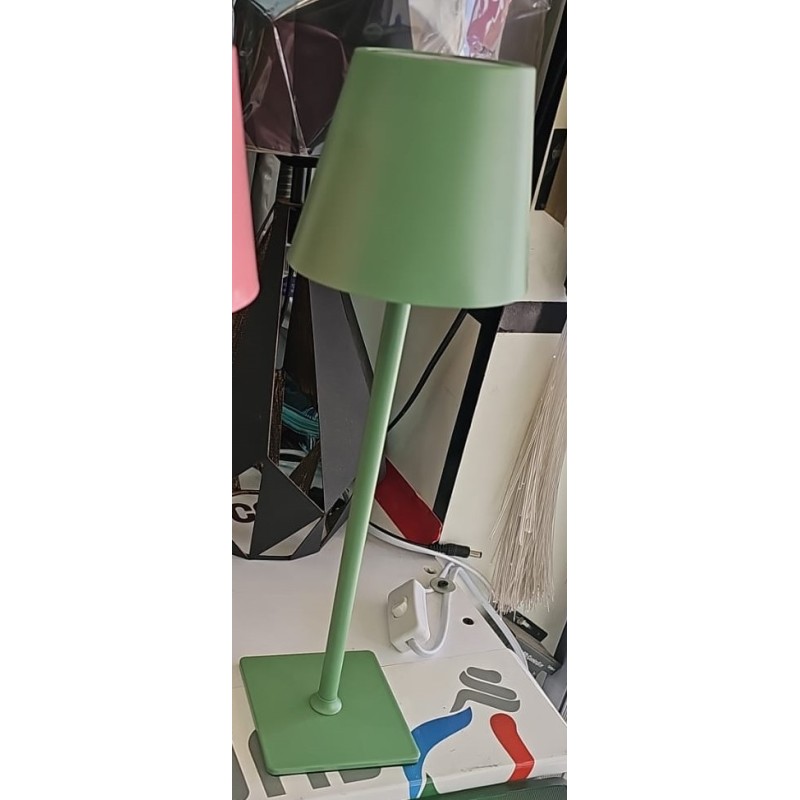 Lampada da Tavolo LED touch Verde usb dimmerabile