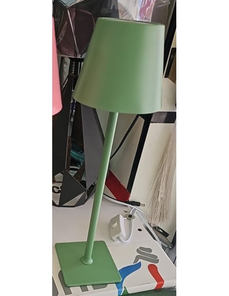 Lampada da Tavolo LED touch Verde usb dimmerabile