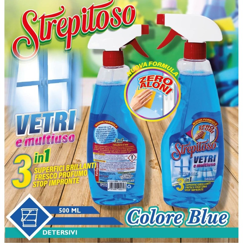 2x Strepitoso Vetri 3in1 e multiuso pulizia vetri