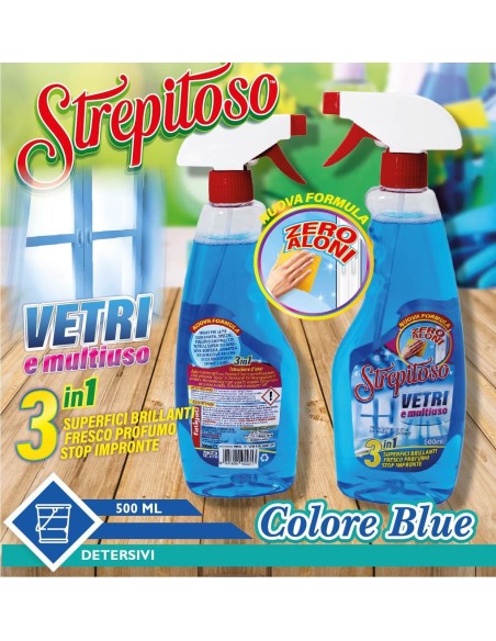 2x Strepitoso Vetri 3in1 e multiuso pulizia vetri