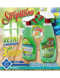 2x Strepitoso Vetri 3in1 e multiuso pulizia vetri Verde 2