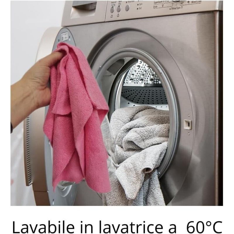 24 Panni Microfibra Auto Moto Casa Strofinacci...