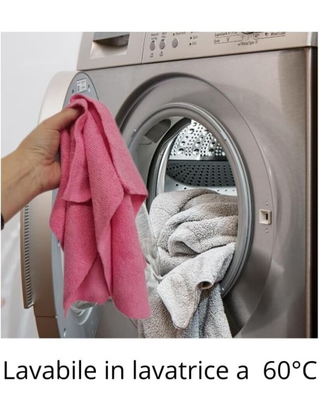 24 Panni Microfibra Auto Moto Casa Strofinacci Multiuso 30x30 cm