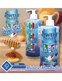 3x Sapone detergente mani Miele e Mandorle Napoli 500ML