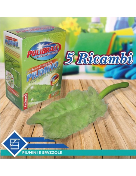 Piumino cattura polvere 5 ricambi