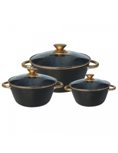 Cheffinger Casseruola in Marmo 6 Pezzi - Oro Rosa 2