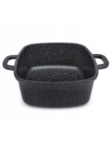 Pentola casseruola set pentola 6 pezzi quadrati con guanti Cheffinger