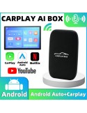 Wireless Carplay AI box Android adattatore automatico convertitore con Netflix YouTube WIFI