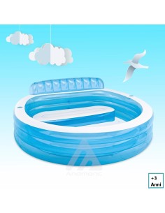 Intex 57190NP Piscina Rotonda, 229 x 218 x 76 cm, 3+ anni...
