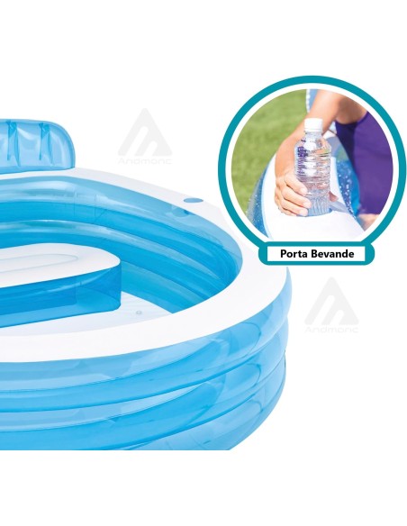 Intex 57190NP Piscina Rotonda, 229 x 218 x 76 cm, 3+ anni bambini