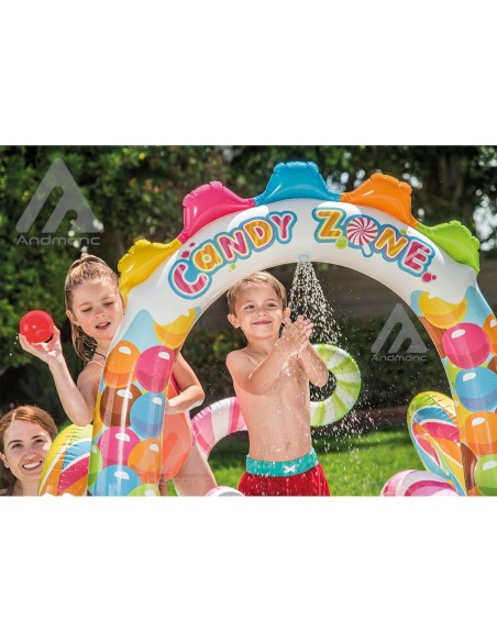 Intex Centro giochi gonfiabile bambini 90" x 90" x 22", per età 2+ blu