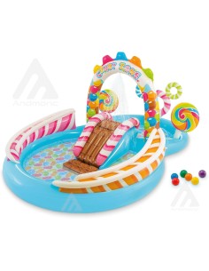 Intex Centro giochi gonfiabile bambini 90" x 90" x 22",...