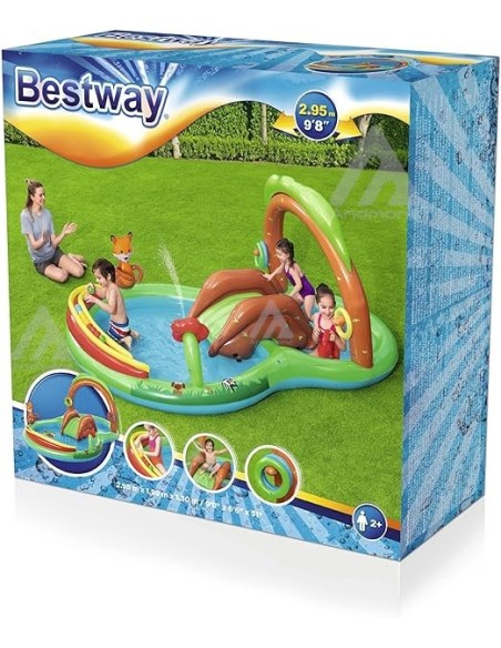 Intex Centro giochi gonfiabile bambini Bestway  2,95 m x 1,99 m x 1,30 m