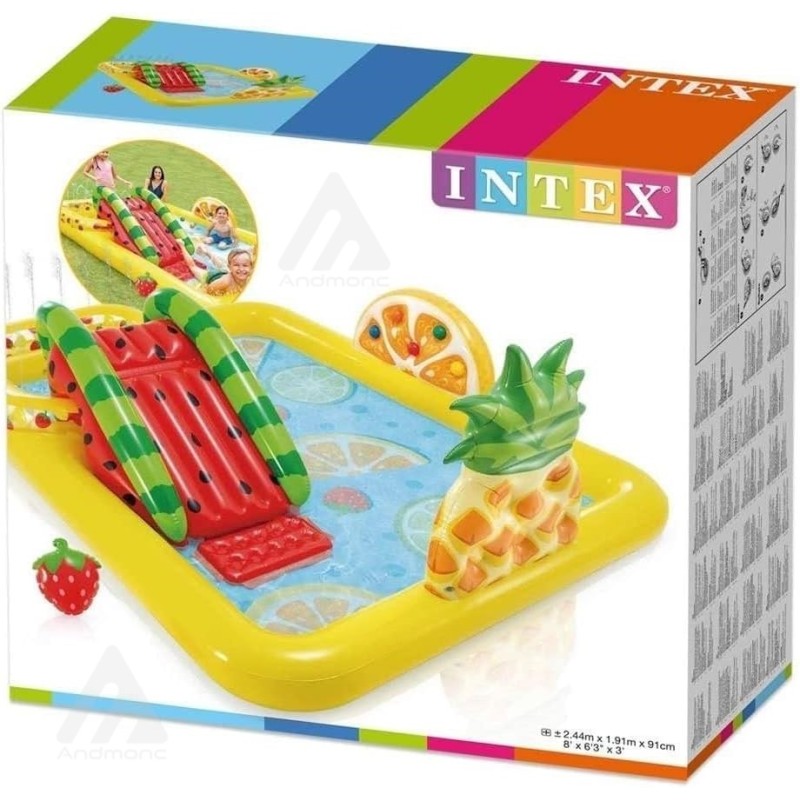 Intex Piscina Gonfiabile Frutta, Multicolore,...