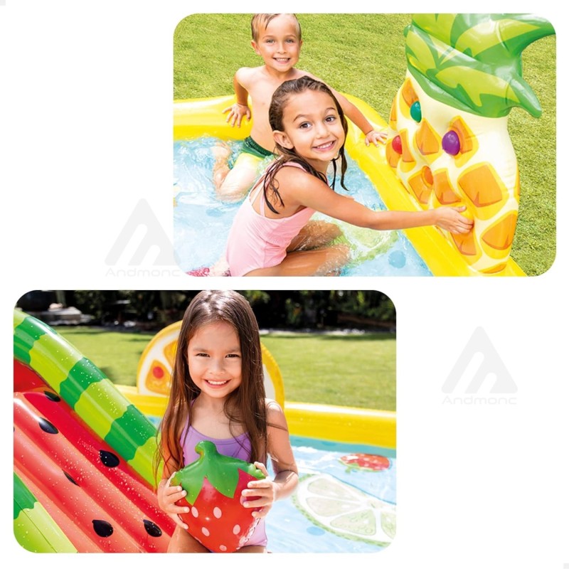 Intex Piscina Gonfiabile Frutta, Multicolore,...