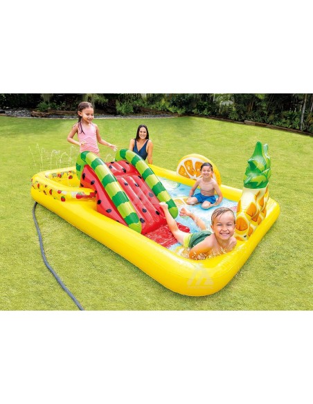 Intex Piscina Gonfiabile Frutta, Multicolore, 244 X 191 X 91 Cm bambini