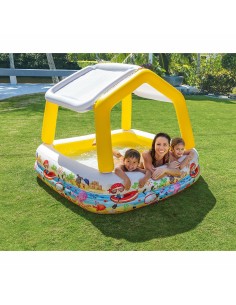 Intex Piscina bambini (157x157x122cm) Con Tetto Apribile