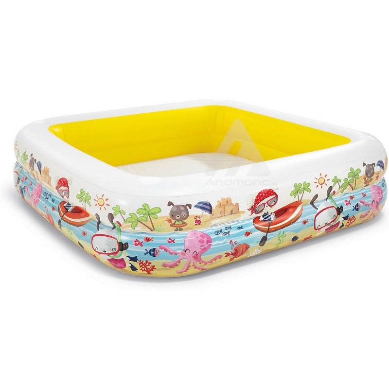 Intex Piscina bambini (157x157x122cm) Con Tetto...