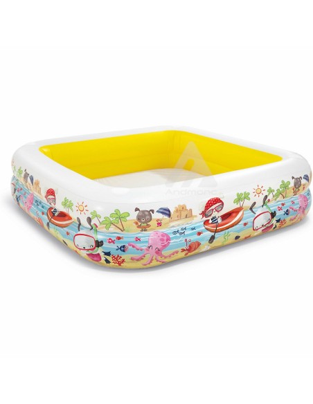 Intex Piscina bambini (157x157x122cm) Con Tetto Apribile