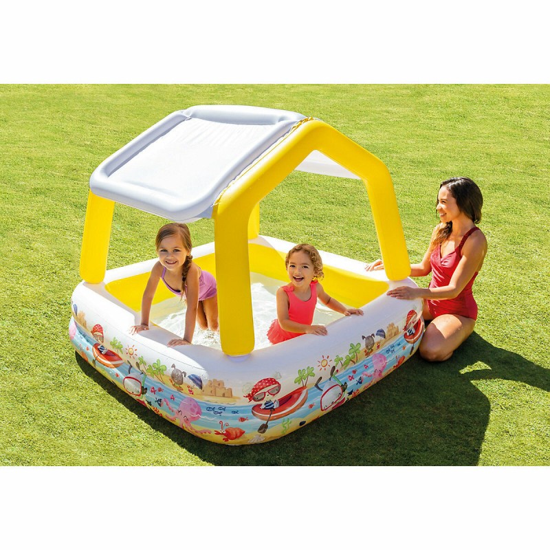Intex Piscina bambini (157x157x122cm) Con Tetto...